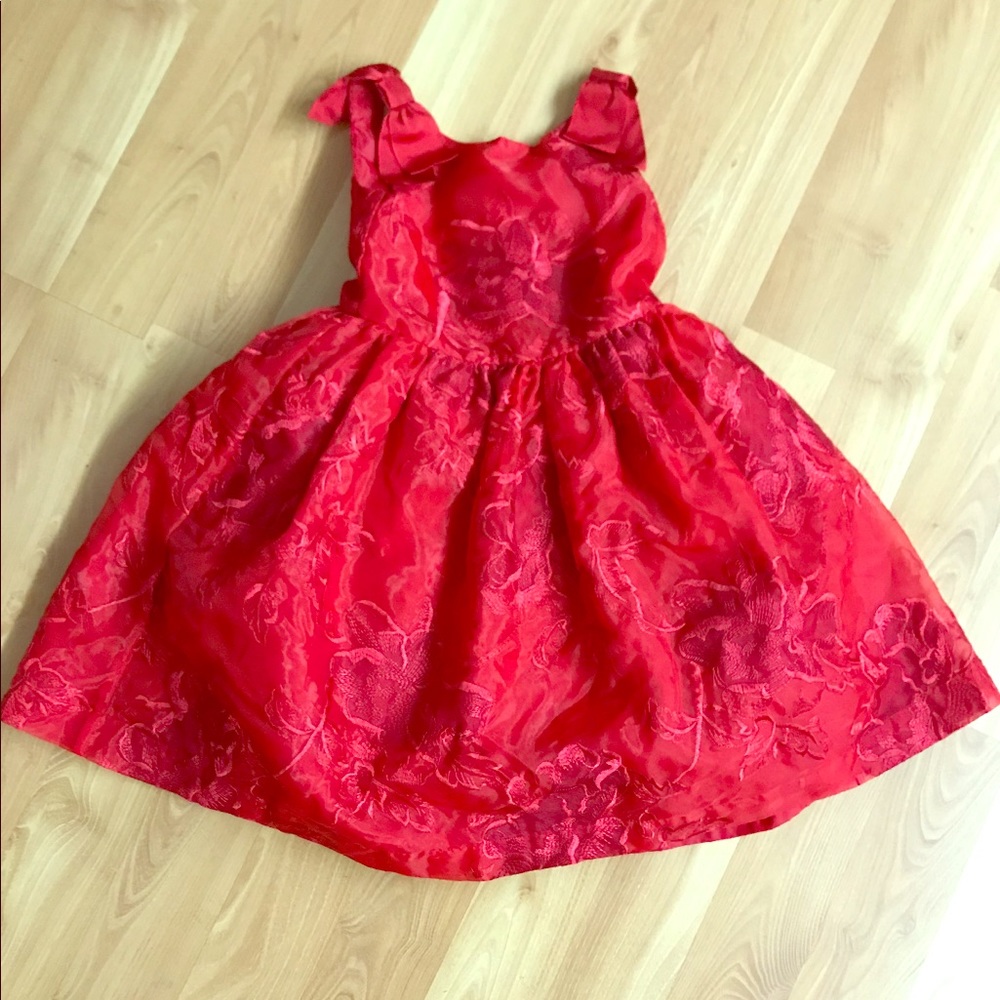 Janie and Jack Girl Red Dress